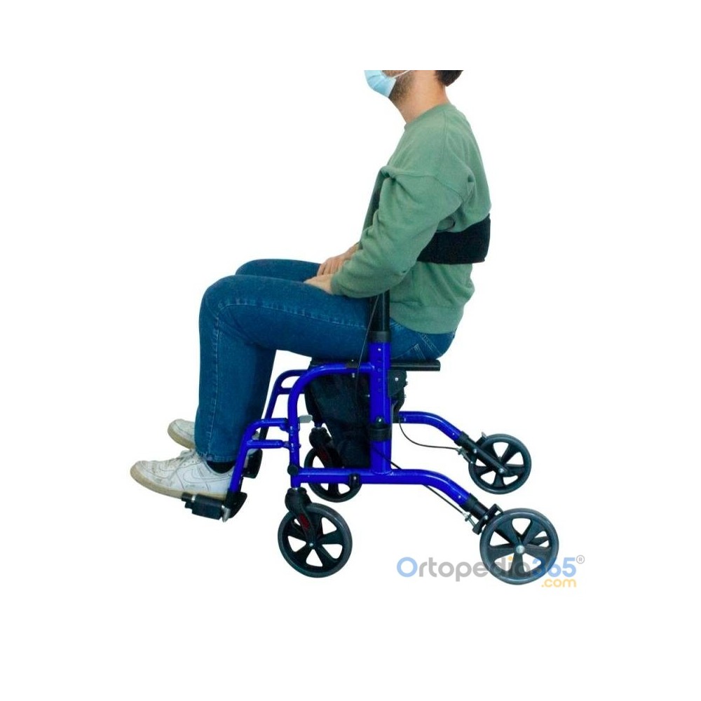 Andador silla de ruedas PICASSO 2 en 1 | Ortopedia365.com