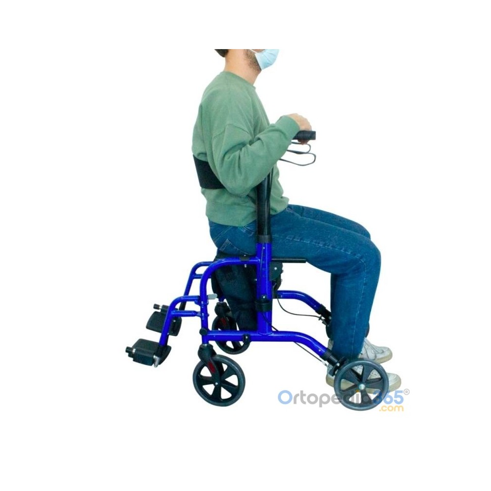 Andador silla de ruedas PICASSO 2 en 1 | Ortopedia365.com