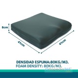 Cojín viscoelástico anatómico antiescaras | Ortopedia365.com