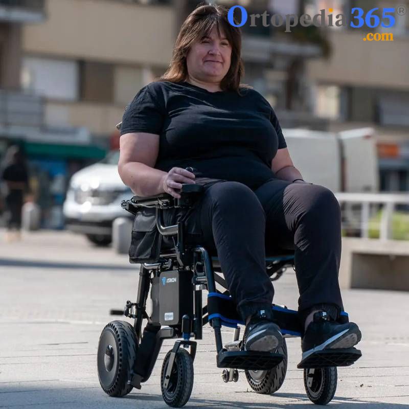 Silla de Ruedas Eléctrica con Mando para Acompañante iTrion - 17