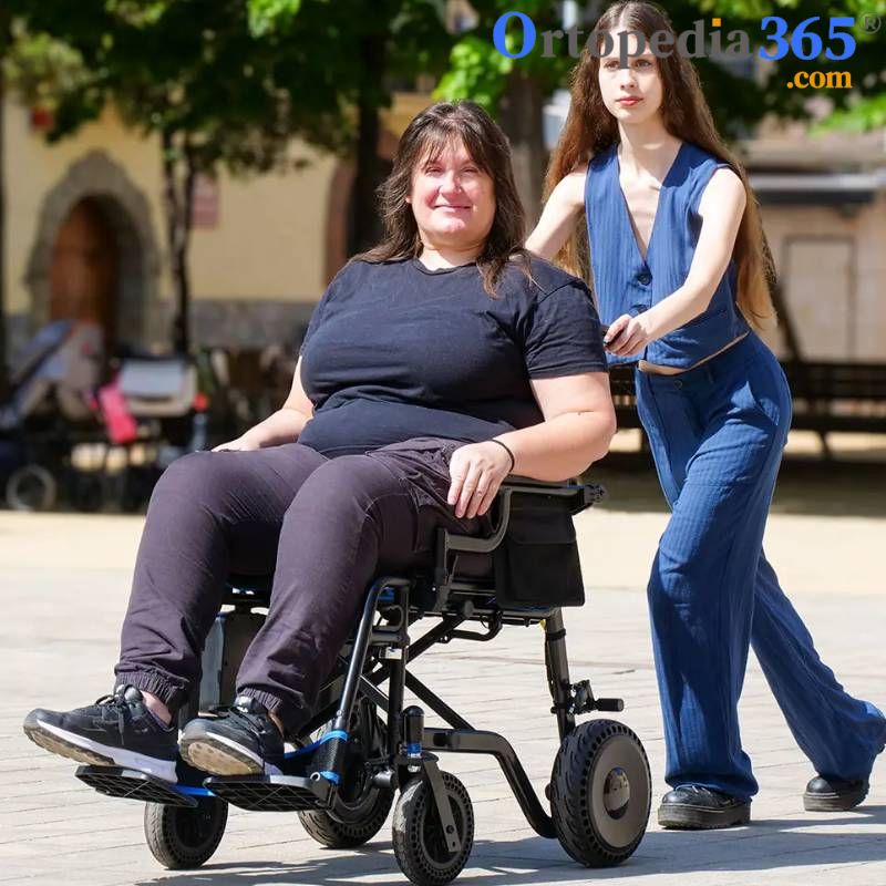 Silla de Ruedas Eléctrica con Mando para Acompañante iTrion - 18