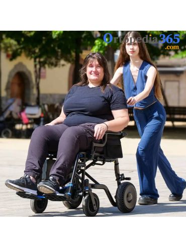 Silla de Ruedas Eléctrica con Mando para Acompañante iTrion - 18