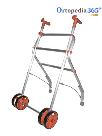 Andador de 2 ruedas AIR de Aluminio Ligero y Plegable-5