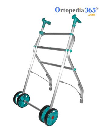 Andador de 2 ruedas AIR de Aluminio Ligero y Plegable-6