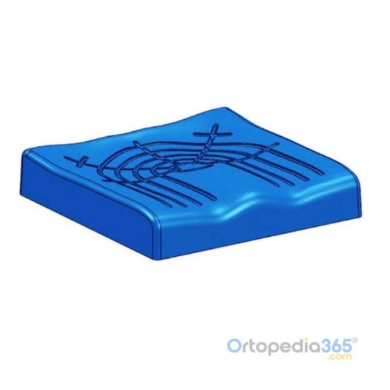 Cojín viscoelástico anatómico antiescaras | Ortopedia365.com