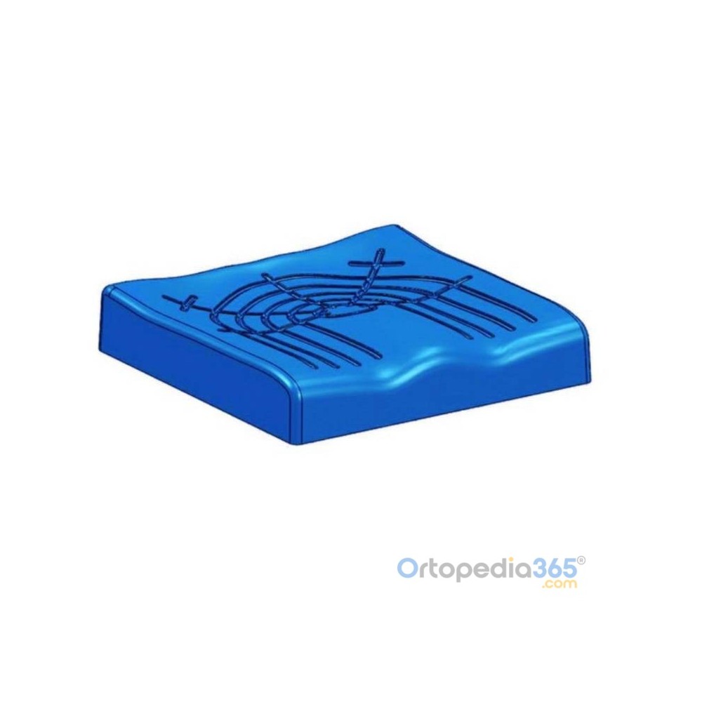 Cojín viscoelástico anatómico antiescaras | Ortopedia365.com