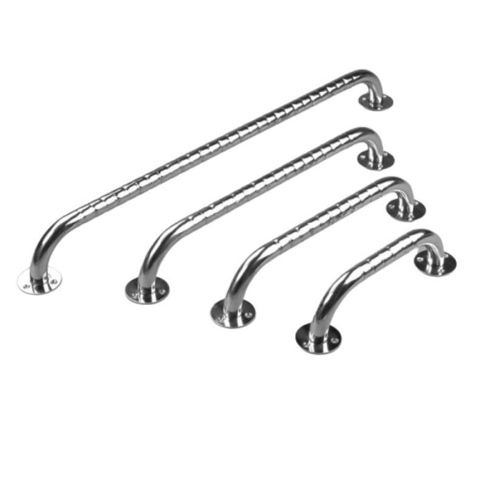 Barra Recta de Acero Inoxidable Antideslizante para Baño