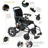 Silla de Ruedas Eléctrica Plegable I-Atlantis | Ortopedia365.com