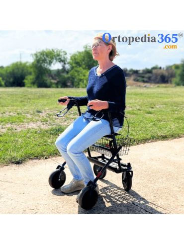 Andador Rollator Polivalente Pegable y Regulable en Altura -5