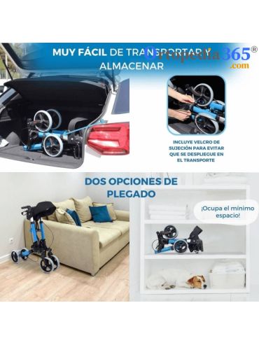 Andador para mayores de 4 ruedas TRAJANO -6