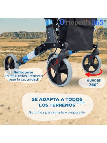 Andador para mayores de 4 ruedas TRAJANO -7