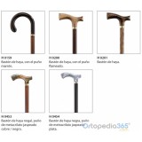 Bastón de haya natural en diferentes acabados - Ortopedia365.com