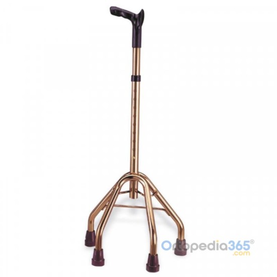 Bastón de cuatro patas de aluminio | Ortopedia365.com
