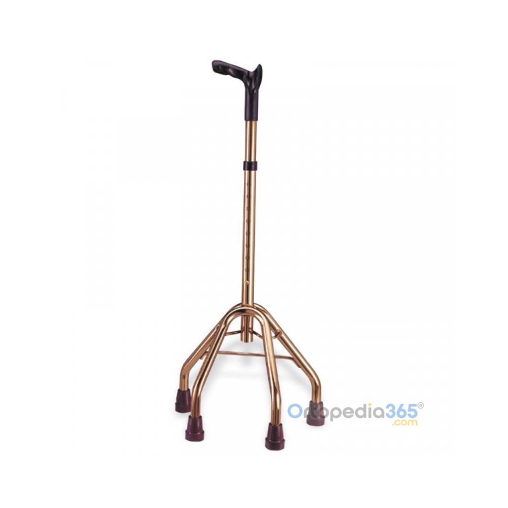 Bastón de cuatro patas de aluminio | Ortopedia365.com