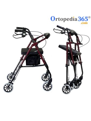 Andador de 4 ruedas HI-LOW-3