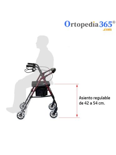 Andador de 4 ruedas HI-LOW-4